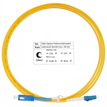 Патч-корд CABEUS FOP(s)-9-LC-SC-7m (8342c)