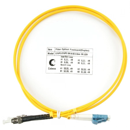 Патч-корд CABEUS FOP(d)-9-LC-ST-3m (7526c)
