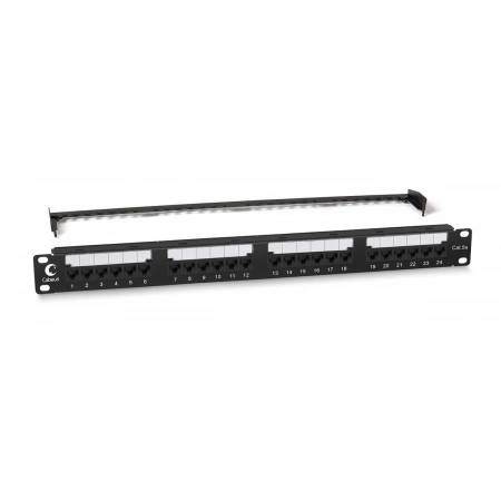 Патч-панель CABEUS PL2-24-Cat.5e-Dual (10588c)