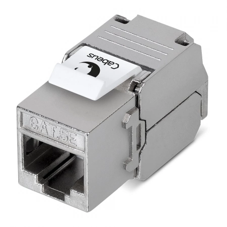 Вставка Keystone Jack RJ-45 CABEUS KJ-RJ45-Cat.5e-SH-180-Toolless (7965c)