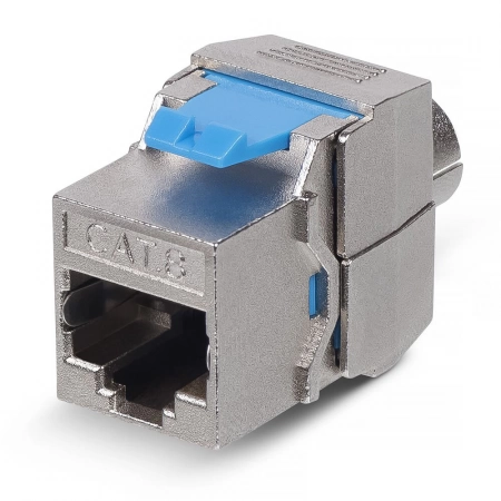 Вставка Keystone Jack RJ-45 CABEUS KJ-RJ45-Cat.8-SH-180-Toolless (10069c)