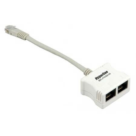 Разветвитель RJ-45 Hyperline SPL-YT4-E2-U2