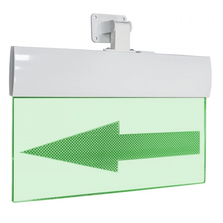 Оповещатель пожарный световой премиум-класса ИП Раченков А.В. М-12 ULTRA Стрелка влево, универсальное крепление