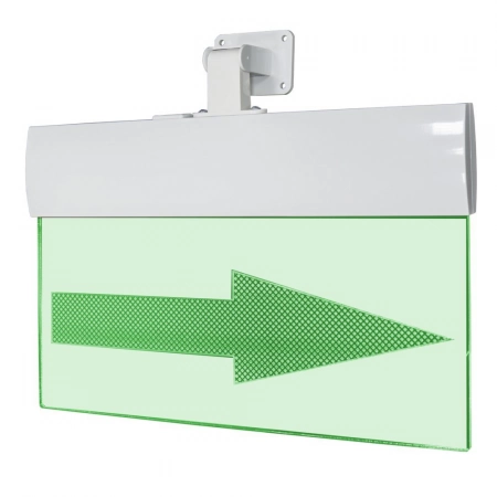 Оповещатель пожарный световой премиум класса ИП Раченков А.В. М-24 ULTRA Стрелка вправо, универсальное крепление