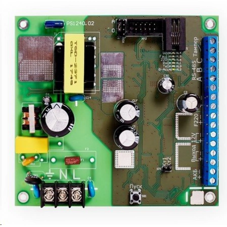 Источник вторичного электропитания резервированный Проксима PS-1240 (плата)