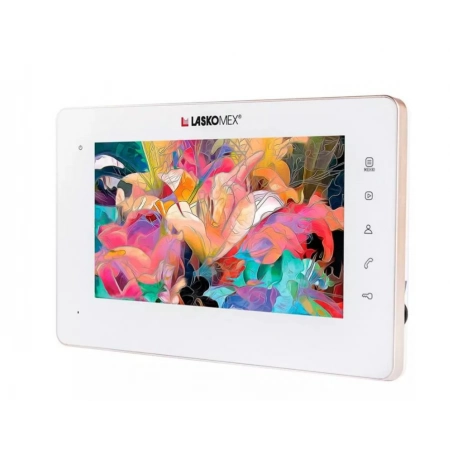 Монитор видеодомофона Laskomex E-1260(Pl/Wt/Gd)