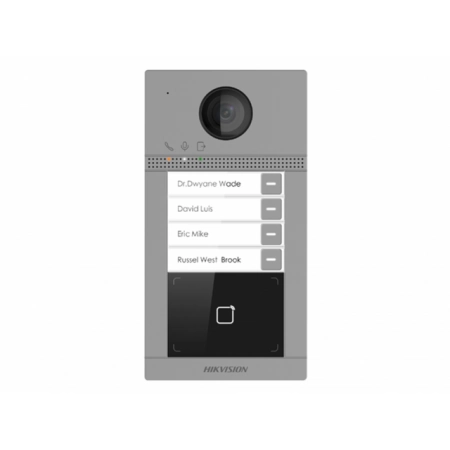 Вызывная панель IP-домофона Hikvision DS-KV8413-WME1/Flush(B)