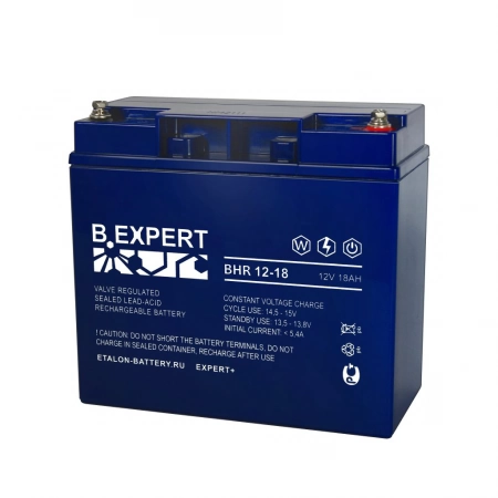 Аккумулятор герметичный свинцово-кислотный EXPERT B.EXPERT BHR 12-18