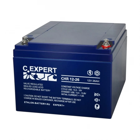 Аккумулятор герметичный свинцово-кислотный EXPERT C.EXPERT CHR 12-26