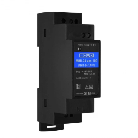 Изображение 1 (Стабилизированный источник питания Болид МИП-24 исп.100 (МИП-24-1/П10))