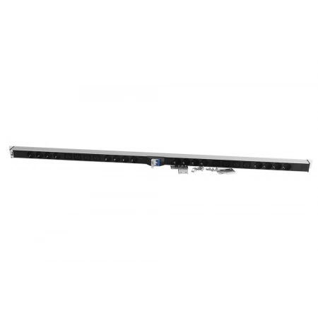 Блок розеток вертикальный с амперметром и автоматом REM R-32-2x(8S-4C19-A-I)-1420-К