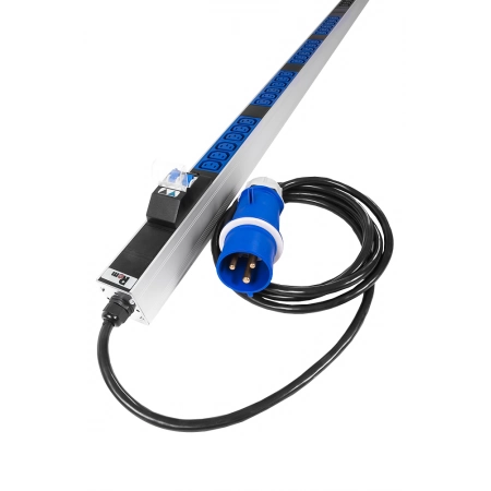 Блок розеток вертикальный с автоматом и индикатором REM R-32-48C13-A-I-1820-3-2P