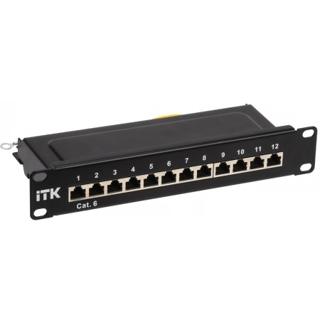 Патч-панель ITK PP12-1UC06S-D05-10