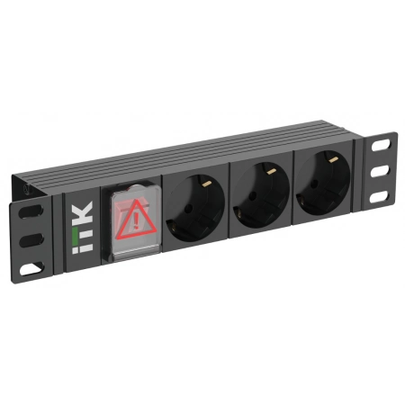 Блок розеток для 10 шкафа ITK PH12-3D3-P