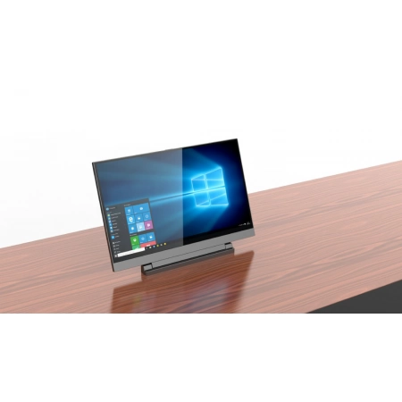 Настольный врезной монитор Helios Dusk Wize WR-15HD Touch Black