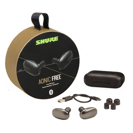Изображение 1 (Беспроводные внутриканальные наушники AONIC FREE Shure SBE1DYBK1-EFS)