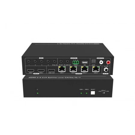 Изображение 4 (Усилитель-распределитель HDMI по витой паре Digis SBT-24-2L)