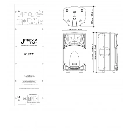 Изображение 2 (Активныая акустическая система FBT JMAXX 110A)