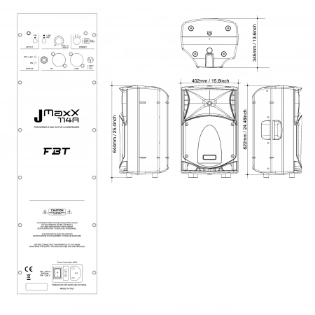 Изображение 2 (Активныая акустическая система FBT JMAXX 114A)