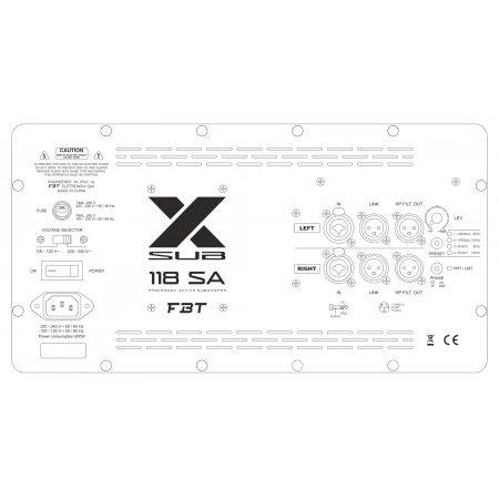 Изображение 2 (Активный сабвуфер FBT X-SUB 118SA)