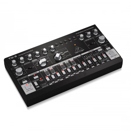 Изображение 1 (Басовый аналоговый монофонический синтезатор Behringer TD-3-BK)