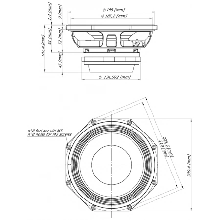 Изображение 2 (8' динамик EIGHTEEN SOUND 8NMB750/8)