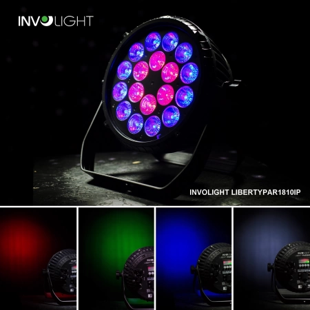 Изображение 2 (Аккумуляторный всепогодный LED прожектор INVOLIGHT LIBERTYPAR1810IP)