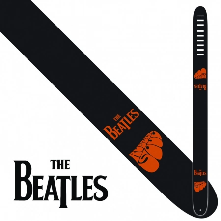 Кожаный ремень для гитары PERRI S P25TB-6078 THE BEATLES 2.5' STRAP-RUBR