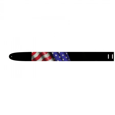 Изображение 2 (Кожаный ремень для гитары PERRI S P25LSS-34 USA FLAG)