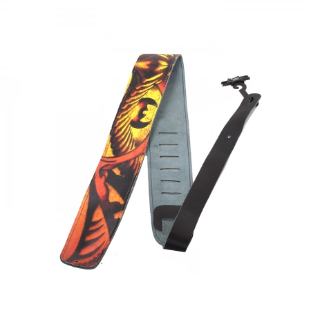 Кожаный ремень для гитары PERRI S P25TJ-2735 TATTOO JOHNNY