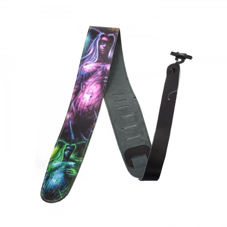Кожаный ремень для гитары PERRI S P25TJ-2706 TATTOO JOHNNY
