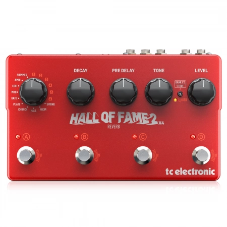 Изображение 4 (Гитарная педаль эффекта ревербератор TC Electronic HALL OF FAME 2 X4 REVERB)