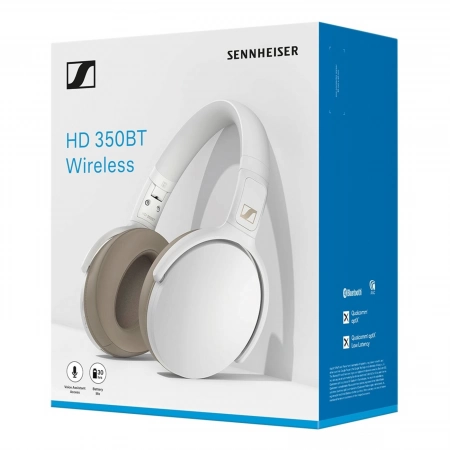 Изображение 2 (Беспроводные Bluetooth наушники Sennheiser HD 350BT WHITE)