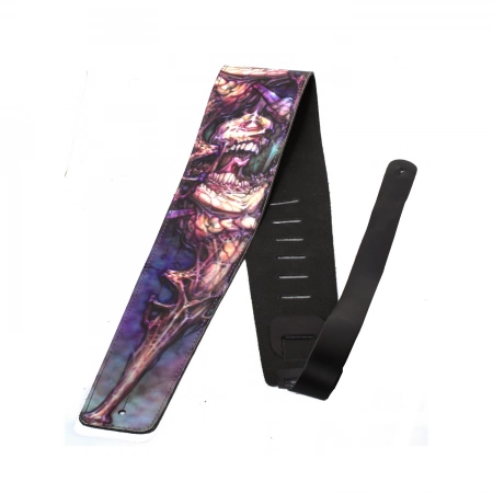 Кожаный гитарный ремень PERRI S P35TJ-2700 TATTOO JOHNNY