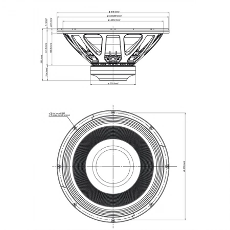 Изображение 2 (Динамик 21' EIGHTEEN SOUND 21LW2500/4)