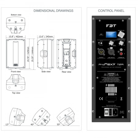 Изображение 2 (Активная акустическая система FBT PROMAXX 112A)