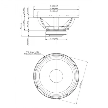 Изображение 2 (18' динамик НЧ EIGHTEEN SOUND 18W2001/8)