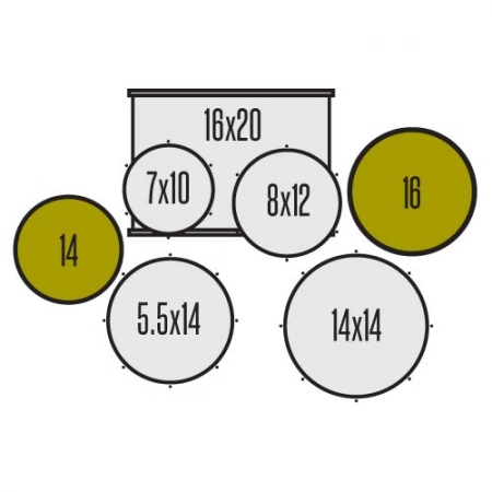 Изображение 2 (Ударная установка (2 кор) DDRUM D120B BR)