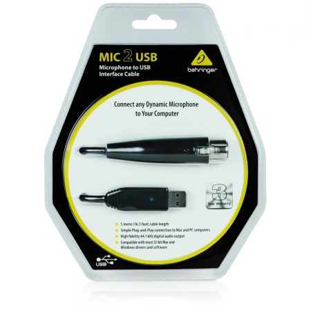 Изображение 2 (Звуковой USB-интерфейс Behringer MIC2USB)