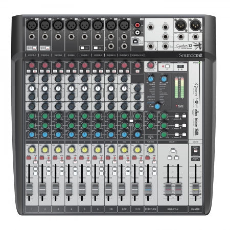 Изображение 2 (Аналоговый 12-канальный микшер Soundcraft Signature 12MTK)