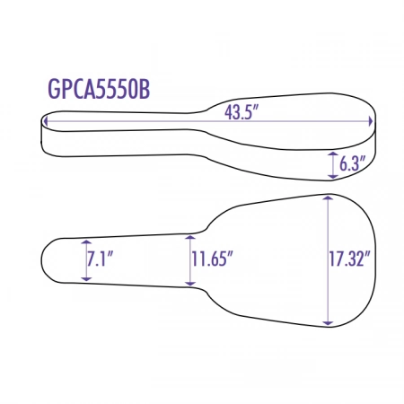 Изображение 3 (Кейс для акустической гитары On Stage GPCA5550B)