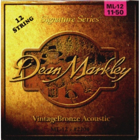 Струны для 12-струнной гитар DEAN MARKLEY 2204 Vintage Bronze ML
