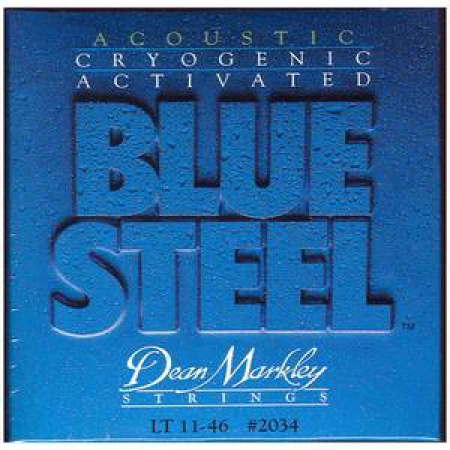 Струны для акустической гитары DEAN MARKLEY 2034 Blue Steel LT