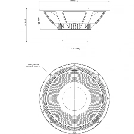 Изображение 3 (15' динамик НЧ EIGHTEEN SOUND 15NLW9401/8)