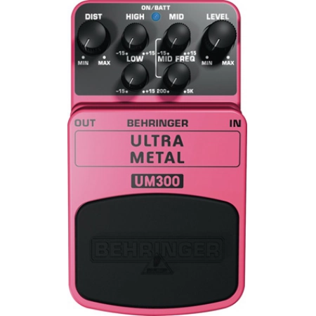 Педаль эффектов 'Хэви Метал'- дисторшн Behringer UM300