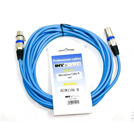 Микрофонный кабель XLR-XLR Invotone ACM1105/B