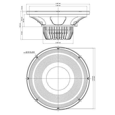 Изображение 3 (15' динамик НЧ EIGHTEEN SOUND 15NLW9300/8)