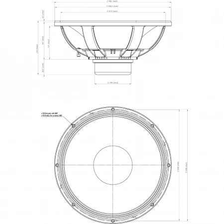 Изображение 2 (18' динамик НЧ EIGHTEEN SOUND 18NLW9400/8)