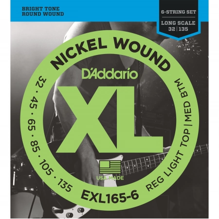 Изображение 1 (Струны для БАС-гитары DAddario EXL165-6)