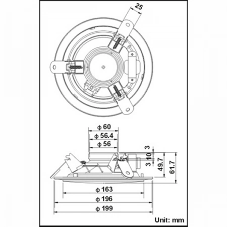 Изображение 2 (Громкоговоритель потолочный SHOW CSL-6112)